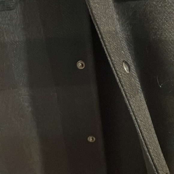 Karl Lagerfeld Heavyweight Snap Button Shirt Jacket - Picture 3 of 3